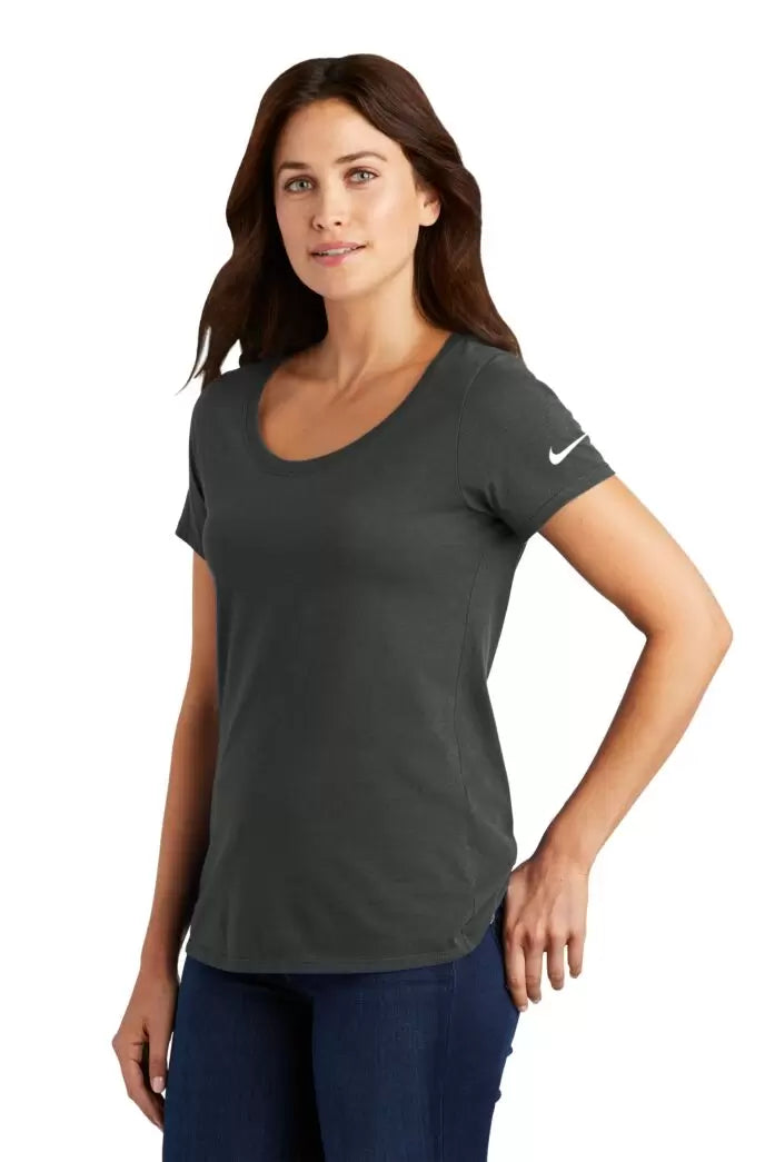 NIKE Dri-FIT COTTON/POLY SCOOP NECK LADIES' TEE