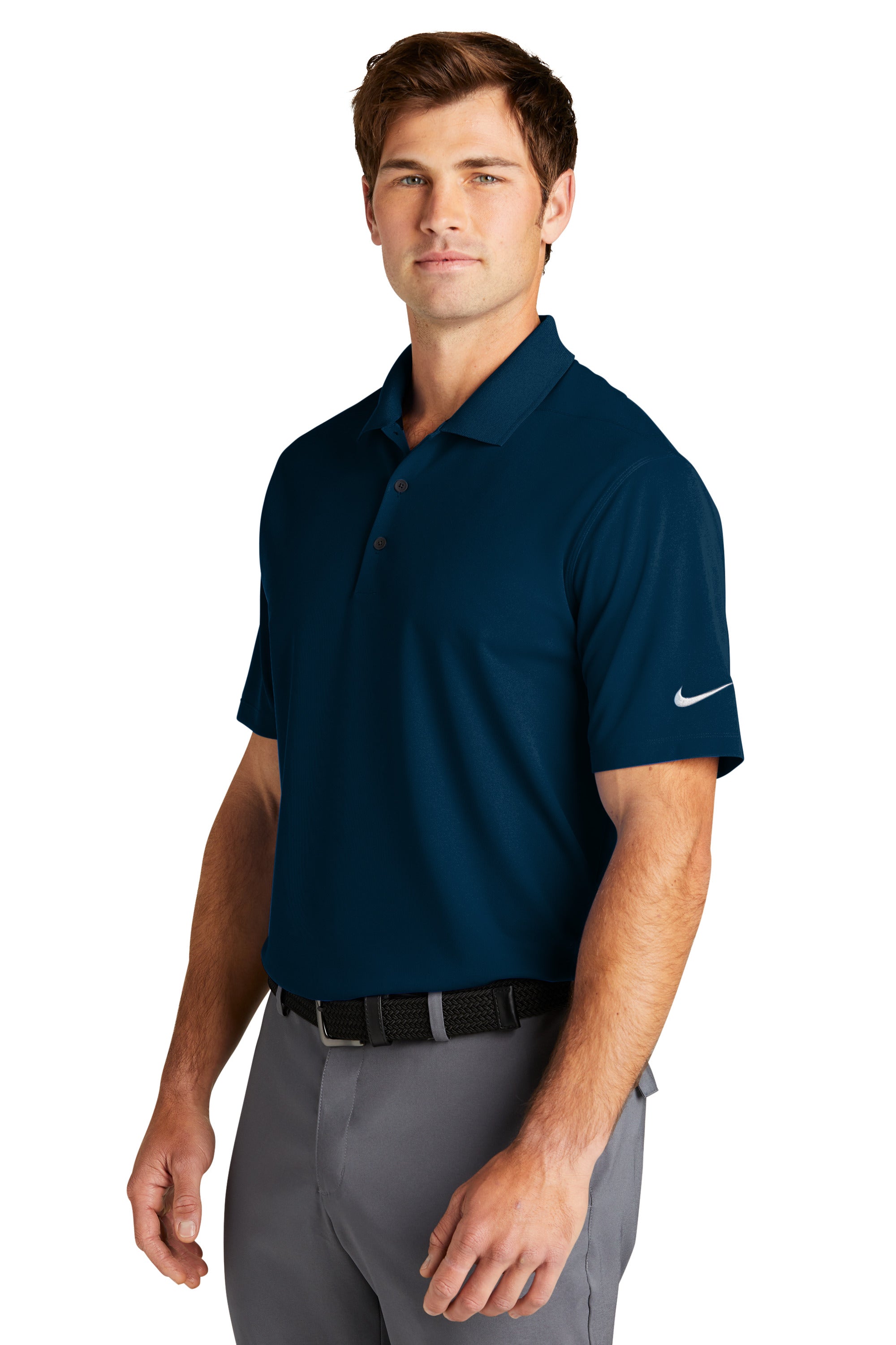 NIKE Men's Dri-FIT MICRO PIQUE 2.0 POLO. (embroidered logo inc.) NKDC1963